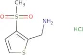 (3-Methanesulfonylthiophen-2-yl)methanamine hydrochloride