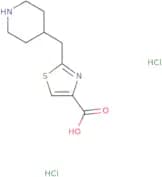 2-[(Piperidin-4-yl)methyl]-1,3-thiazole-4-carboxylic acid dihydrochloride