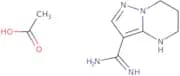4H,5H,6H,7H-Pyrazolo[1,5-a]pyrimidine-3-carboximidamide, acetic acid