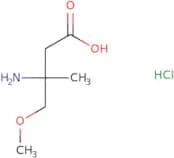 3-Amino-4-methoxy-3-methylbutanoic acid hydrochloride
