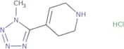 4-(1-Methyl-1H-1,2,3,4-tetrazol-5-yl)-1,2,3,6-tetrahydropyridine hydrochloride