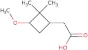 2-(3-Methoxy-2,2-dimethylcyclobutyl)acetic acid