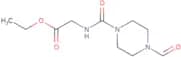 ethyl 2-((4-formylpiperazinyl)carbonylamino)acetate