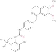 1-(4-((6,7-dimethoxy(3,4-dihydroisoquinolyl))methyl)phenyl)-3-(2-(tert-butyl)-6-methylphenyl)urea