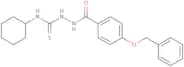 N-(((cyclohexylamino)thioxomethyl)amino)(4-(phenylmethoxy)phenyl)formamide