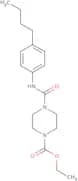 ethyl 4-(N-(4-butylphenyl)carbamoyl)piperazinecarboxylate