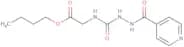 butyl 2-((N-(4-pyridylcarbonylamino)carbamoyl)amino)acetate