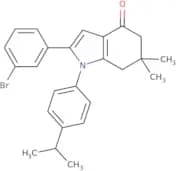 2-(3-bromophenyl)-6,6-dimethyl-1-(4-(isopropyl)phenyl)-5,6,7-trihydroindol-4-one