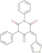 1,3-diphenyl-5-(3-thienylmethylene)-1,3-diazaperhydroine-2,4,6-trione