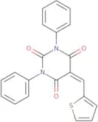 1,3-diphenyl-5-(2-thienylmethylene)-1,3-diazaperhydroine-2,4,6-trione