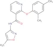 (2-(2,4-dimethylphenoxy)(3-pyridyl))-N-(5-methylisoxazol-3-yl)formamide