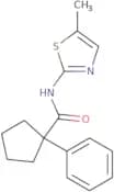N-(3-methyl(2,5-thiazolyl))(phenylcyclopentyl)formamide