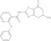 N-(5-methyl-7-oxo(4,5,6-trihydrobenzothiazol-2-yl))(2-phenoxy(3-pyridyl))formamide
