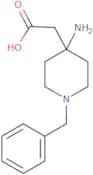 2-(4-Amino-1-benzylpiperidin-4-yl)acetic acid