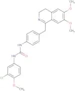 1-(4-((6,7-dimethoxy(3,4-dihydroisoquinolyl))methyl)phenyl)-3-(3-chloro-4-methoxyphenyl)urea