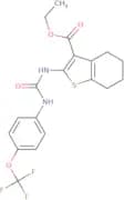 ethyl 2-(((4-(trifluoromethoxy)phenyl)amino)carbonylamino)-4,5,6,7-tetrahydrobenzo[b]thiophene-3-c…