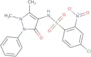 4-(((4-chloro-2-nitrophenyl)sulfonyl)amino)-2,3-dimethyl-1-phenyl-3-pyrazolin-5-one