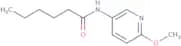 N-(6-methoxy-3-pyridyl)hexanamide