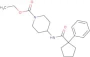 ethyl 4-(1-phenylcyclopentaneamido)piperidine-1-carboxylate