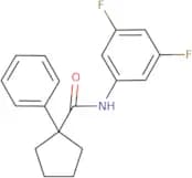 N-(3,5-difluorophenyl)-1-phenylcyclopentane-1-carboxamide