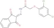 N-(aza(1,3-dioxoindan-2-ylidene)methyl)-2-(2,4-dichlorophenoxy)ethanamide