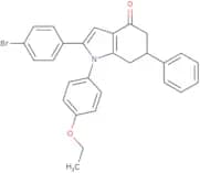 2-(4-bromophenyl)-1-(4-ethoxyphenyl)-6-phenyl-5,6,7-trihydroindol-4-one