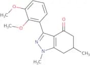 3-(2,3-dimethoxyphenyl)-1,6-dimethyl-5,6,7-trihydro1H-indazol-4-one
