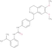 1-(4-((6,7-dimethoxy(3,4-dihydroisoquinolyl))methyl)phenyl)-3-(2-isopropylphenyl)urea