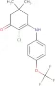 2-chloro-5,5-dimethyl-3-((4-(trifluoromethoxy)phenyl)amino)cyclohex-2-en-1-one