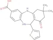 2,9-diaza-14,14-dimethyl-12-oxo-10-(2-thienyl)tricyclo[9.4.0.0<3,8>]pentadeca-1(11),3(8),4,6-tetra…