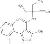 N-(1,1-diethylprop-2-ynyl)(3-(6-chloro-2-fluorophenyl)-5-methylisoxazol-4-yl)formamide