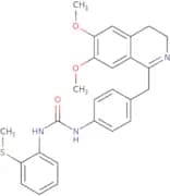 1-(4-((6,7-dimethoxy(3,4-dihydroisoquinolyl))methyl)phenyl)-3-(2-methylthiophenyl)urea