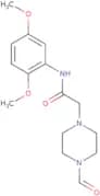 N-(2,5-dimethoxyphenyl)-2-(4-formylpiperazinyl)ethanamide