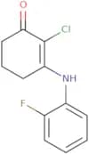 2-chloro-3-((2-fluorophenyl)amino)cyclohex-2-en-1-one