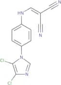 (((4-(4,5-dichloroimidazolyl)phenyl)amino)methylene)methane-1,1-dicarbonitrile