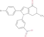 2-(4-bromophenyl)-6-methyl-1-(3-nitrophenyl)-5,6,7-trihydroindol-4-one