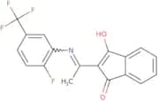 2-(((2-fluoro-5-(trifluoromethyl)phenyl)amino)ethylidene)indane-1,3-dione