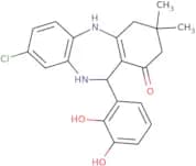 2,10-diaza-9-(2,3-dihydroxyphenyl)-13-chloro-5,5-dimethyltricyclo[9.4.0.0<3,8>]pentadeca-1(11),3(8…