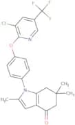1-(4-(3-chloro-5-(trifluoromethyl)(2-pyridyloxy))phenyl)-2,6,6-trimethyl-5,6,7-trihydroindol-4-one