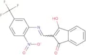2-(((2-nitro-5-(trifluoromethyl)phenyl)amino)methylene)indane-1,3-dione