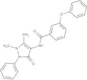 N-(2,3-dimethyl-5-oxo-1-phenyl(3-pyrazolin-4-yl))(3-phenoxyphenyl)formamide