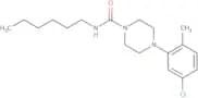 4-(5-chloro-2-methylphenyl)-N-hexylpiperazine-1-carboxamide