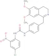 1-(4-((6,7-dimethoxy(3,4-dihydroisoquinolyl))methyl)phenyl)-3-(4-chloro-2-nitrophenyl)urea