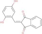 2-((2,5-dihydroxyphenyl)methylene)indane-1,3-dione