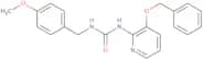 1-(4-methoxybenzyl)-3-(3-(phenylmethoxy)(2-pyridyl))urea
