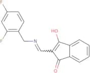 2-((((2,4-difluorophenyl)methyl)amino)methylene)indane-1,3-dione
