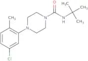 N-tert-butyl-4-(5-chloro-2-methylphenyl)piperazine-1-carboxamide