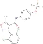 (3-(2,6-dichlorophenyl)-5-methylisoxazol-4-yl)-N-(4-(trifluoromethoxy)phenyl)formamide