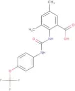 3,5-dimethyl-2-(((4-(trifluoromethoxy)phenyl)amino)carbonylamino)benzoic acid