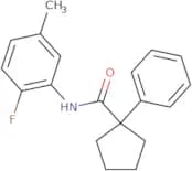 N-(2-fluoro-5-methylphenyl)(phenylcyclopentyl)formamide